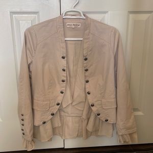 Free people, jacket size medium, tan color